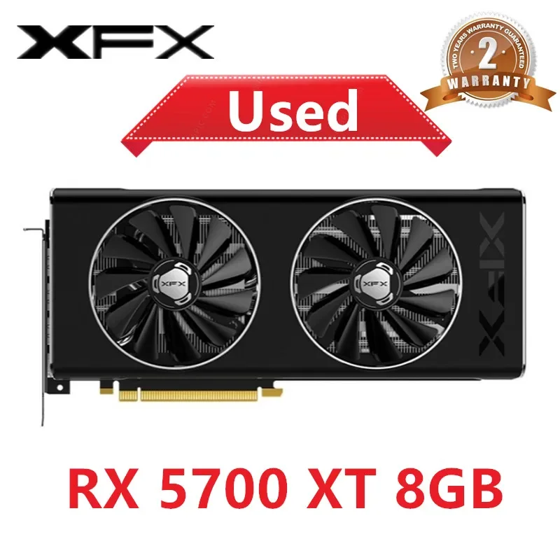 بطاقة رسومات XFX RX 5700XT RX5 - مراجعة Rx 5700 Xt 8Gb Video Card وسعره