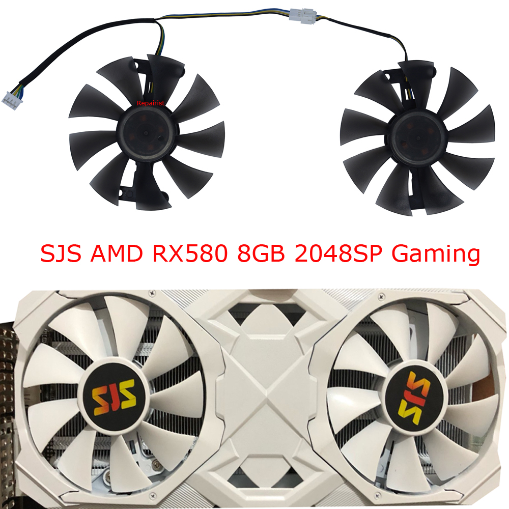2 قطعة/مجموعة، مروحة بطاقة الف - مراجعة Rx 580 8Gb 2048Sp Gpu وسعره